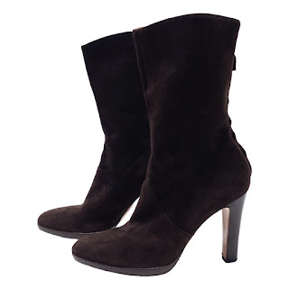 Loro Piana Thador Suede Calf Height Boots