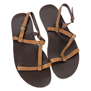 Gucci Gladiator Sandals with Tan Straps