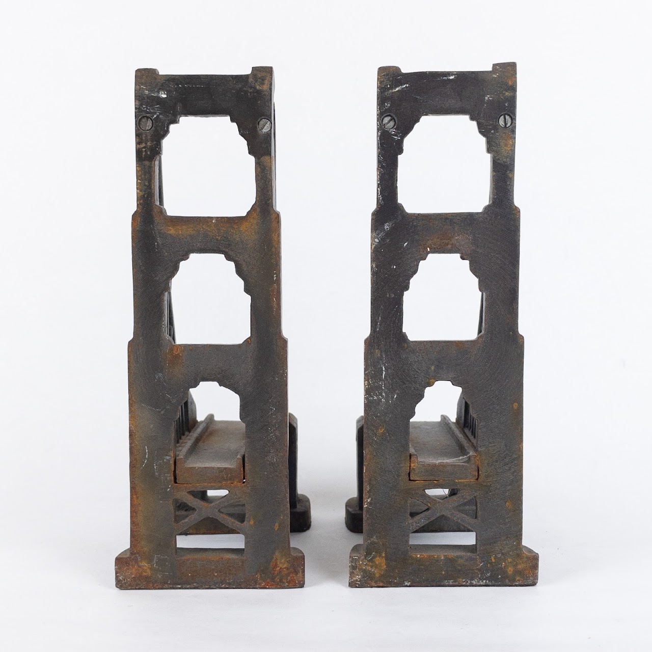 Restoration Hardware Golden Gate Bookends Pair