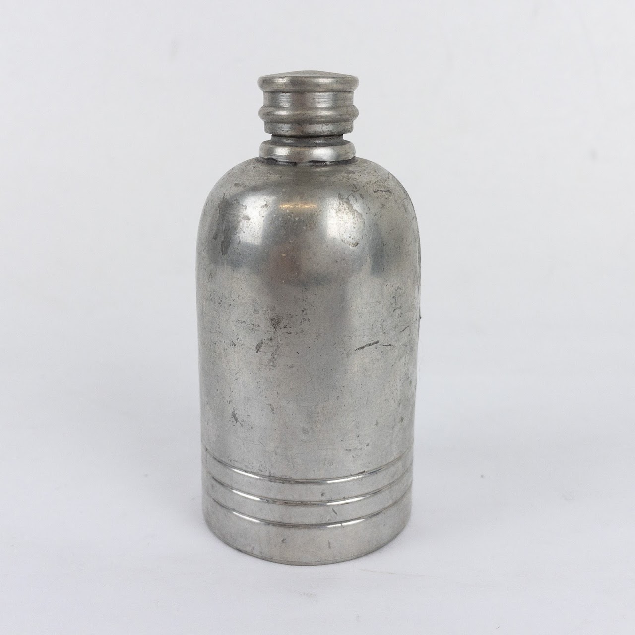 British Nobleman Pewter Flask