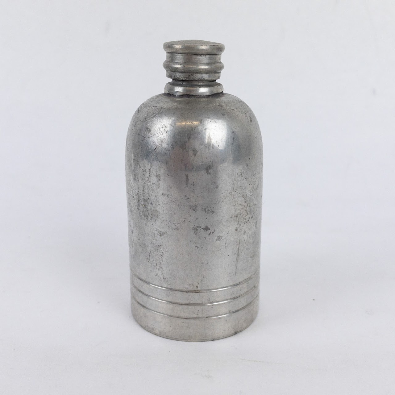 British Nobleman Pewter Flask