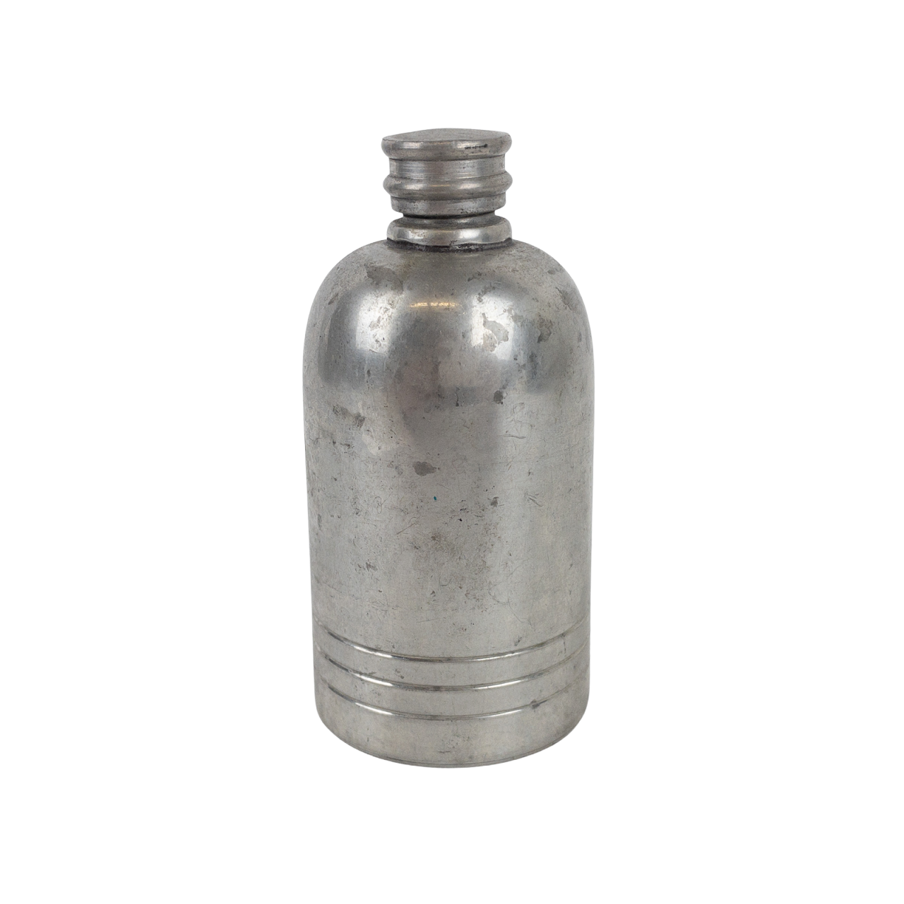 British Nobleman Pewter Flask