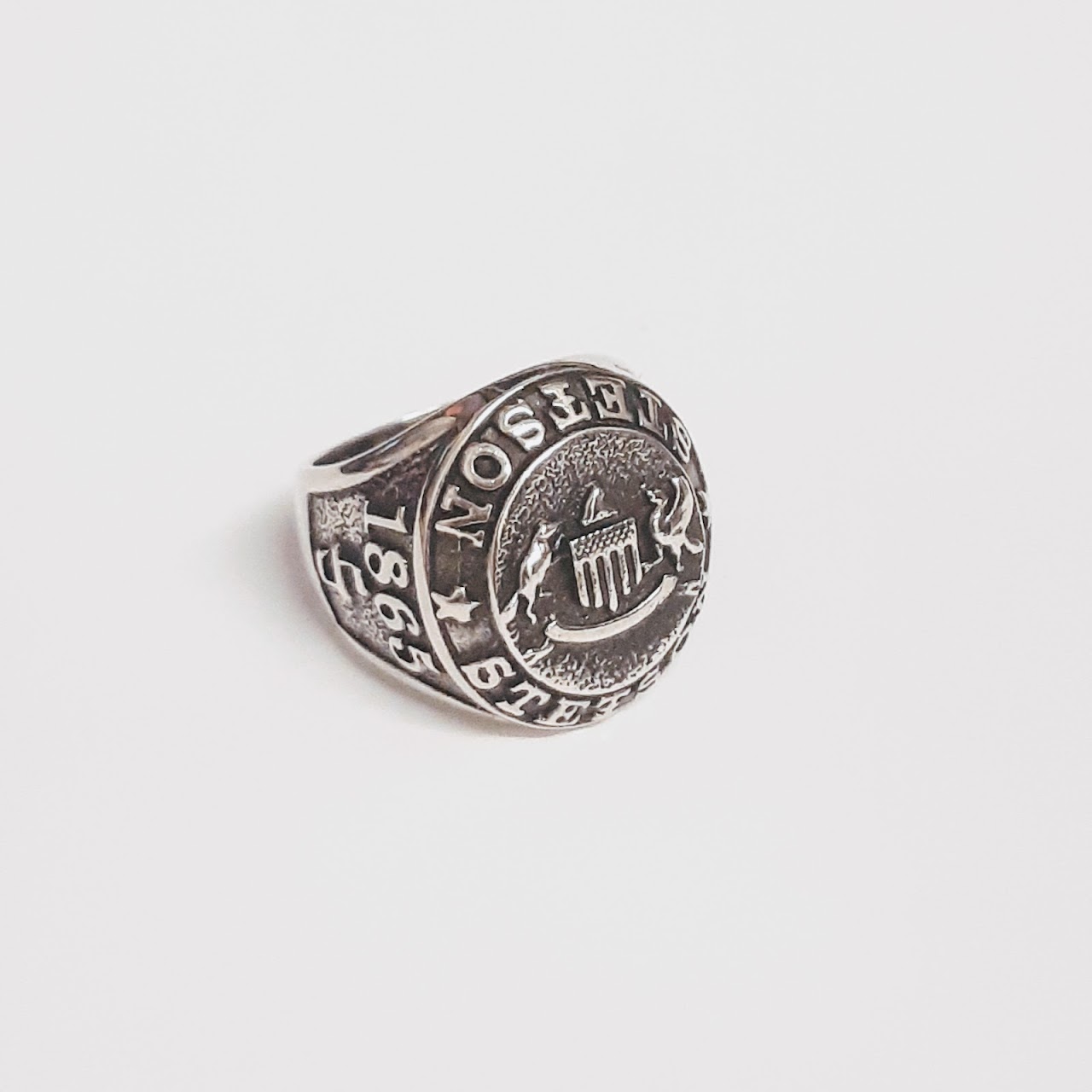 Sterling Silver King Baby Stetson Ring #1