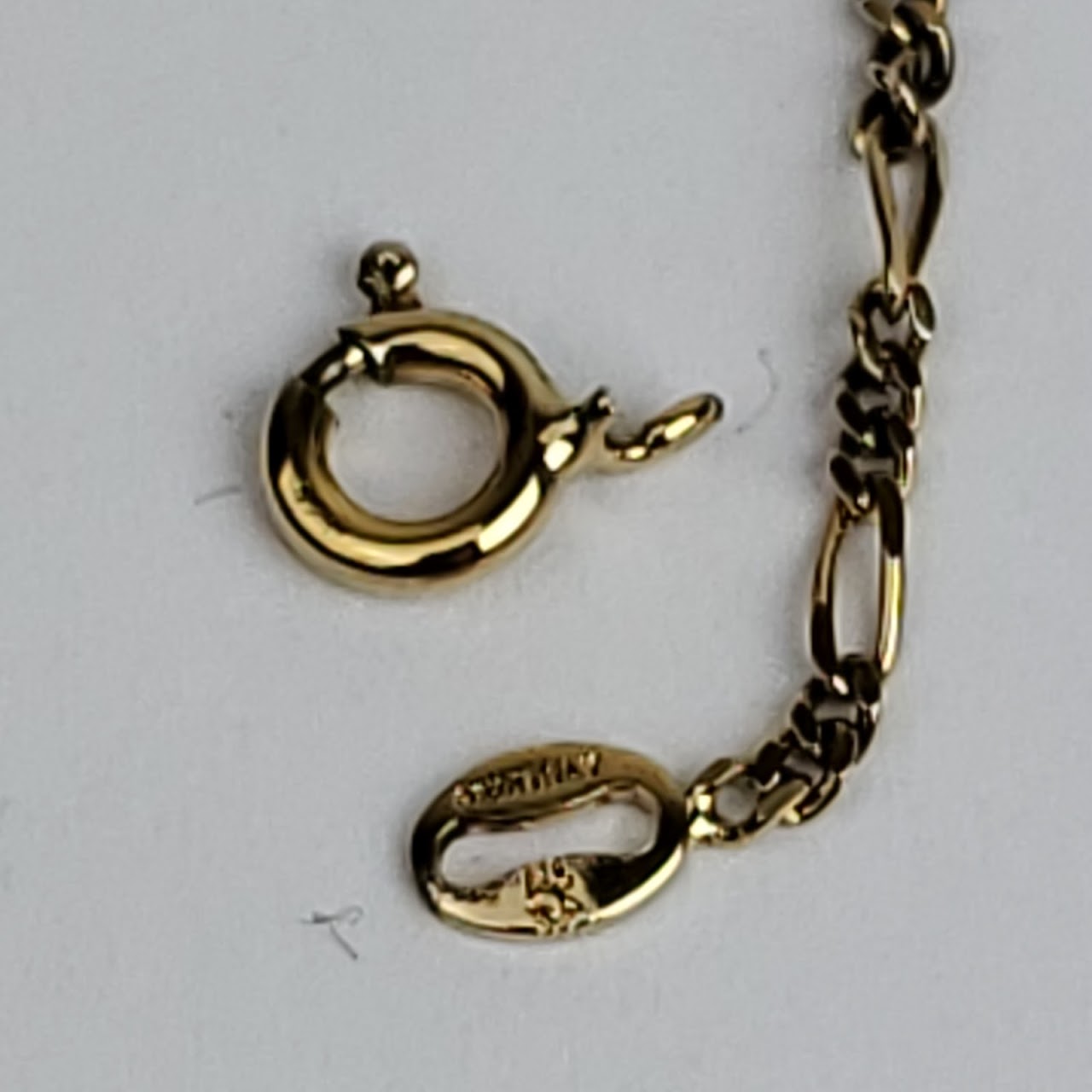 Vermeil Figaro Link Bracelet