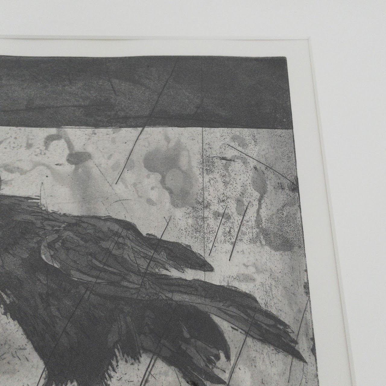 Lynn Peterfreund Signed 'A Murder of Crows 8' Etching