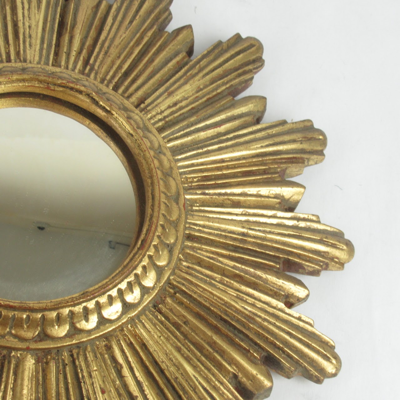 Gold Starburst Convex Mirror