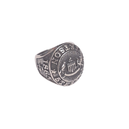 Sterling Silver King Baby Stetson Ring #1