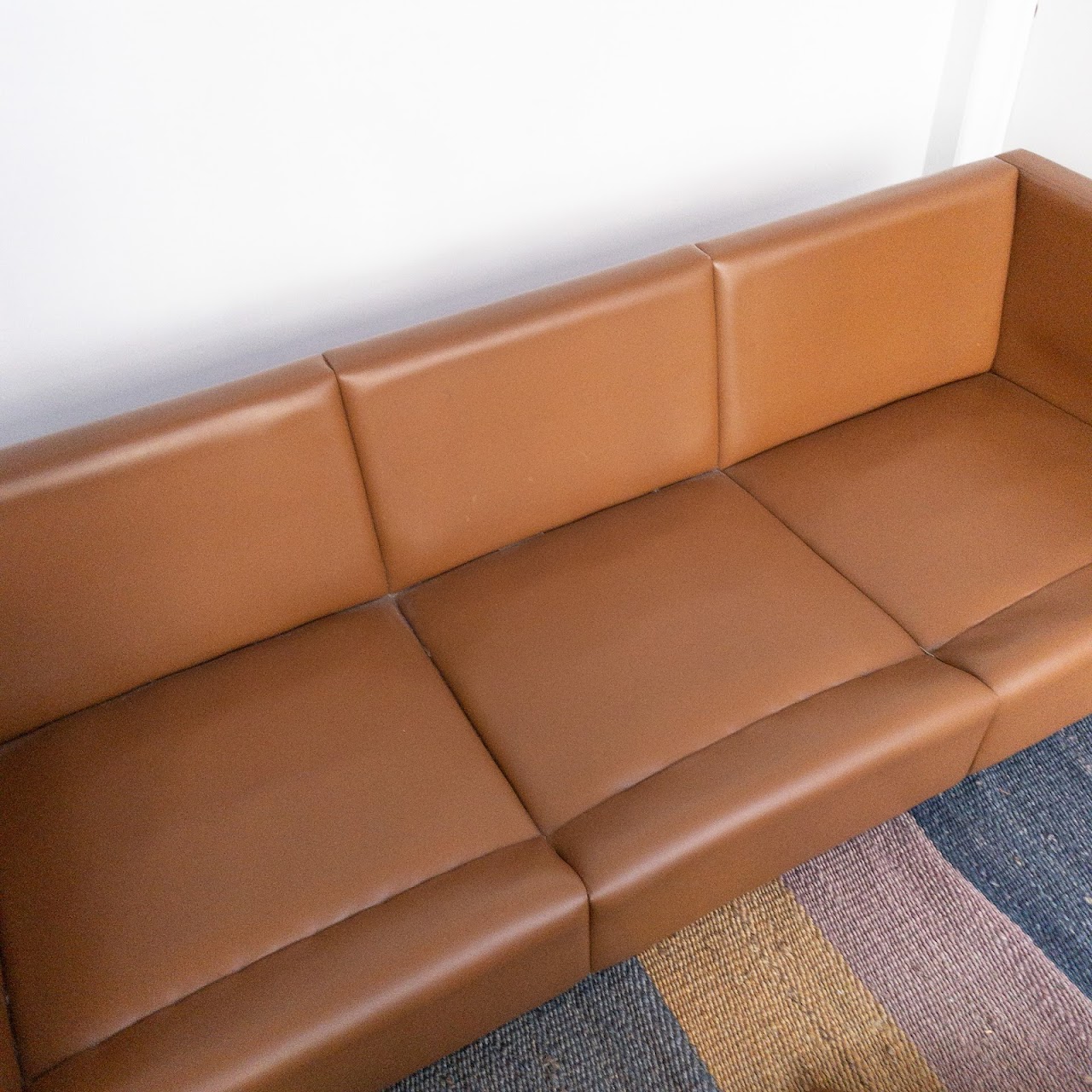 Knoll Pfister Leather Sofa