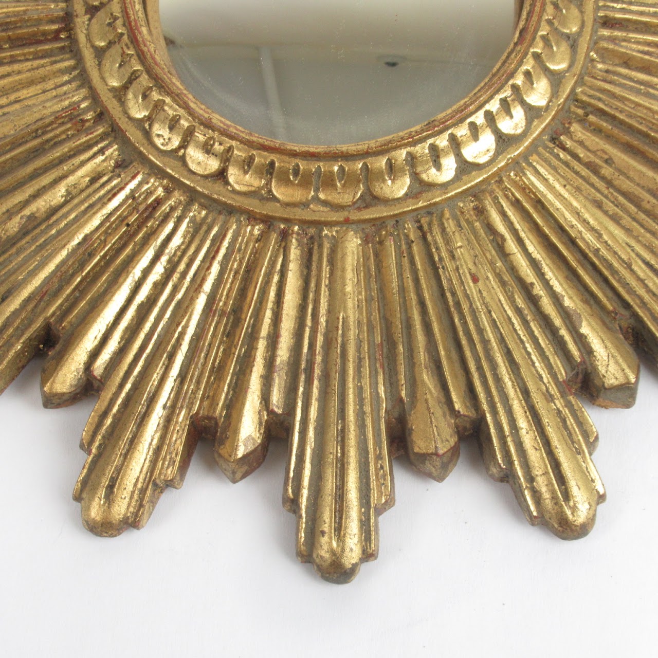 Gold Starburst Convex Mirror