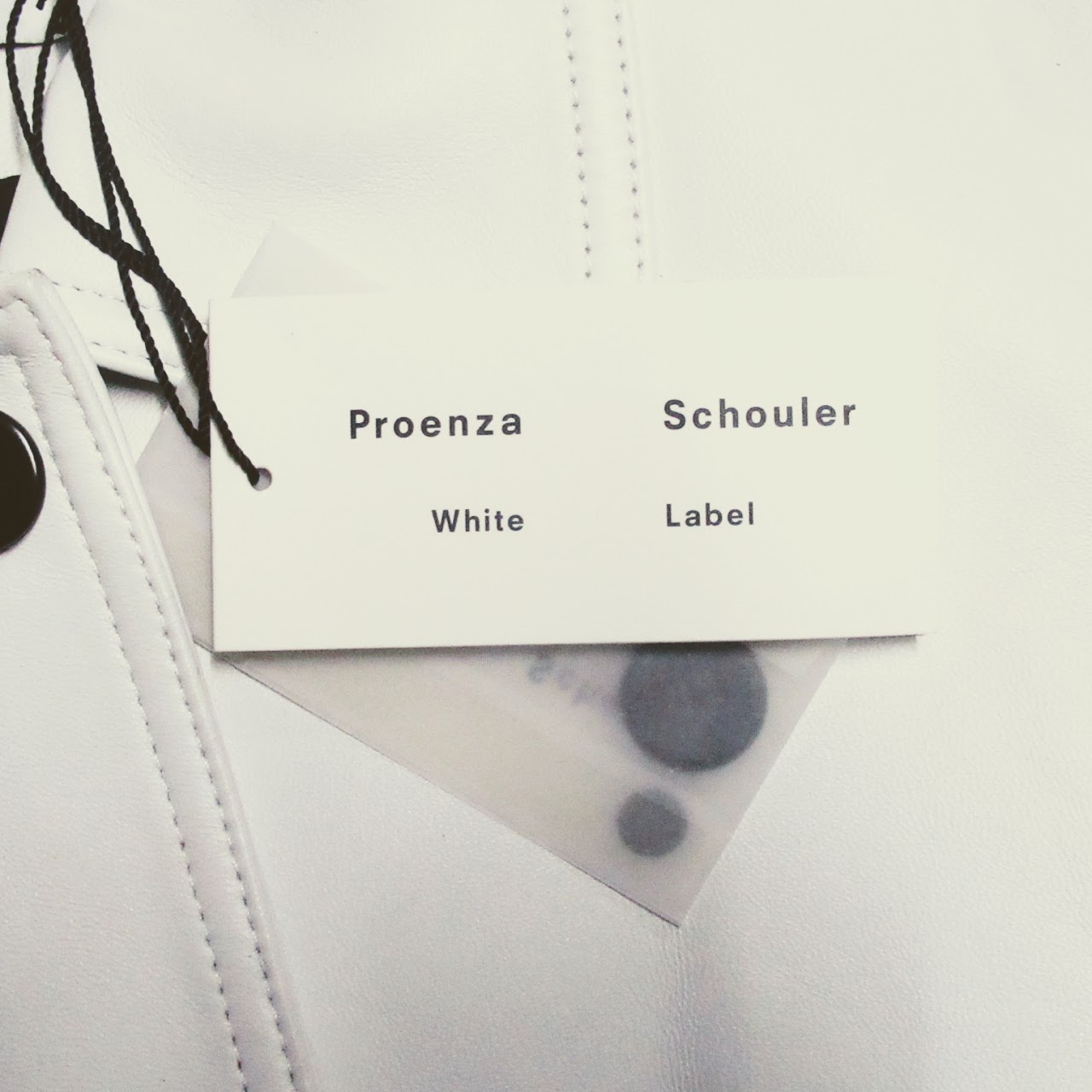 Proenza Schouler White Label Leather Bomber Jacket