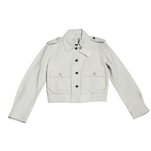 Proenza Schouler White Label Leather Bomber Jacket