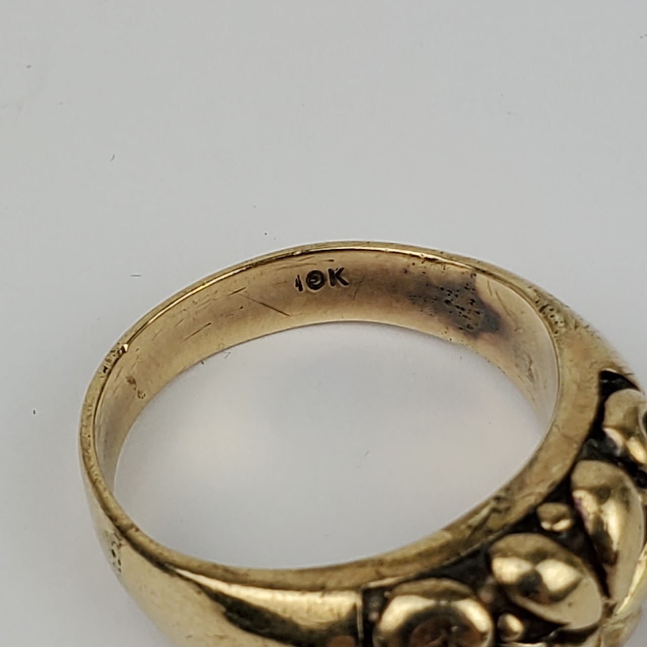 10K Gold Floral Ring