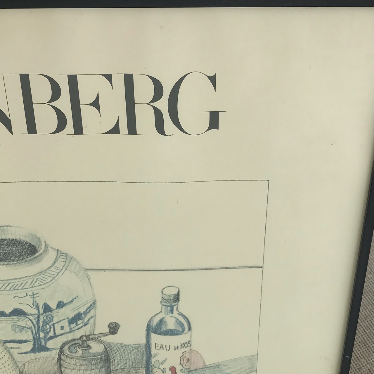 Saul Steinberg Exhibition Poster