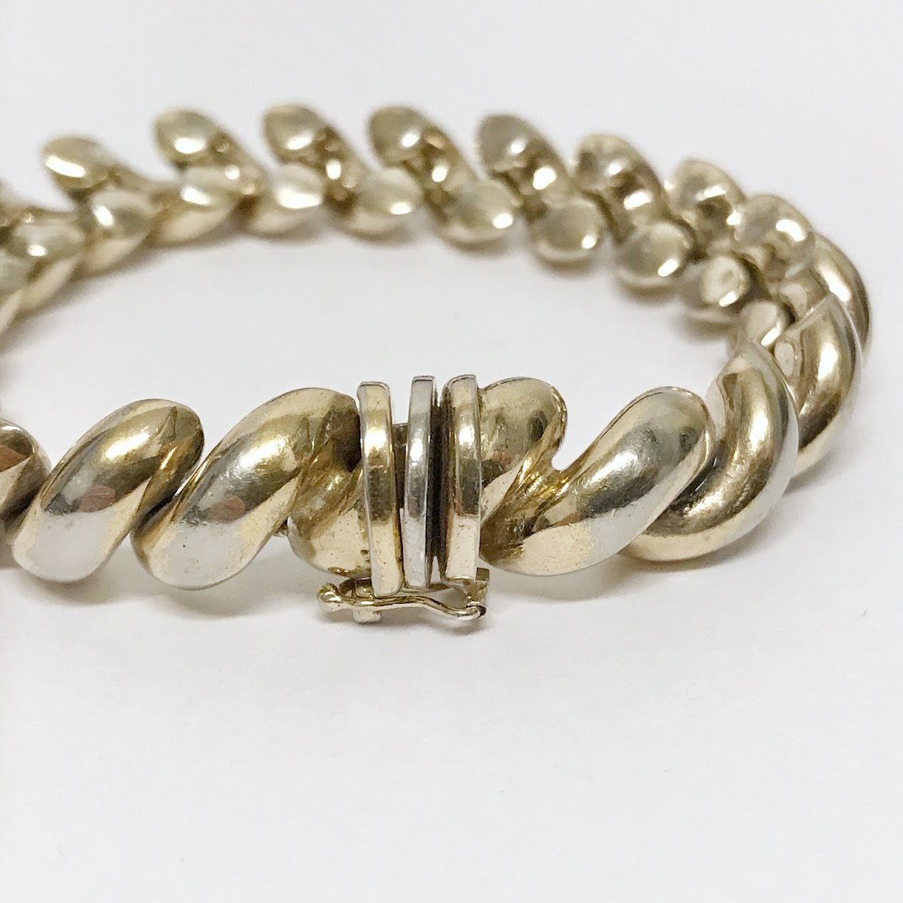 Sterling Silver Wave Bracelet