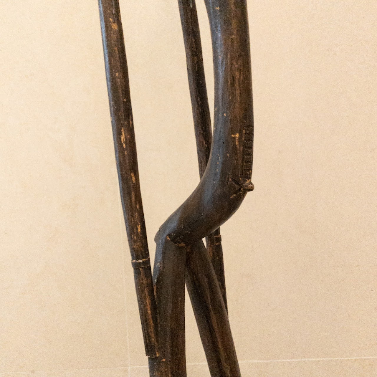 Senufo Carved Tall Figural Sculpture