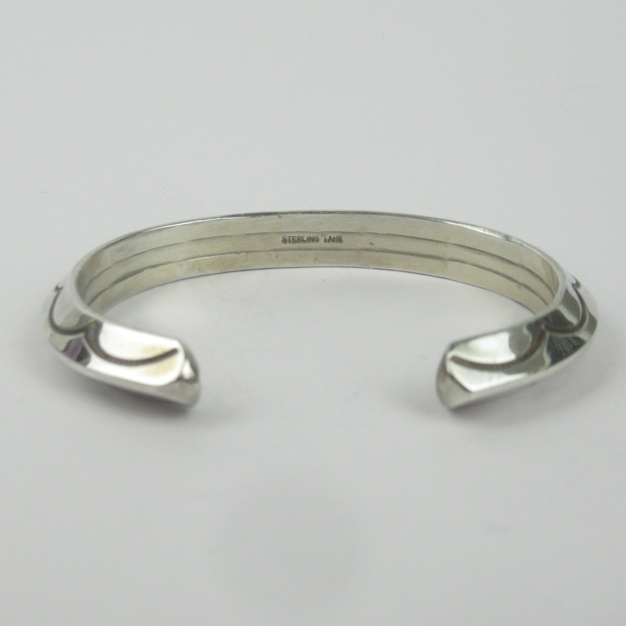 Sterling Silver Navajo Engraved Cuff