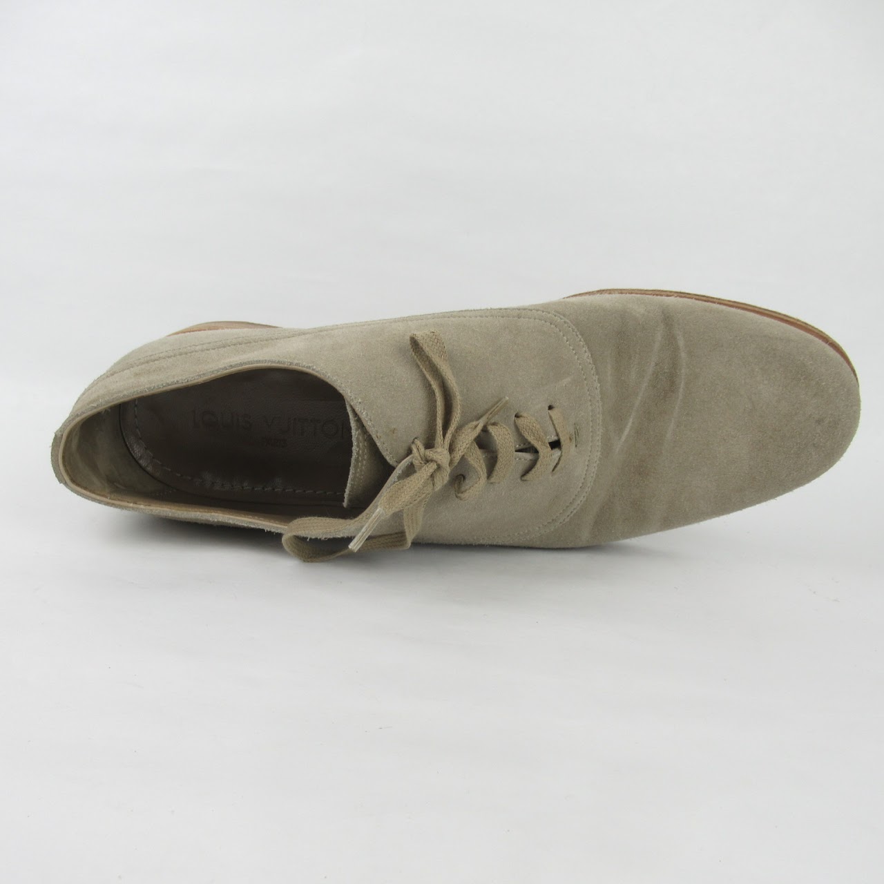 Louis Vuitton Suede Derby Shoes