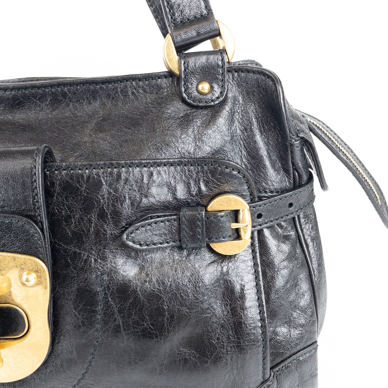 Alexander McQueen Leather Shoulder Bag