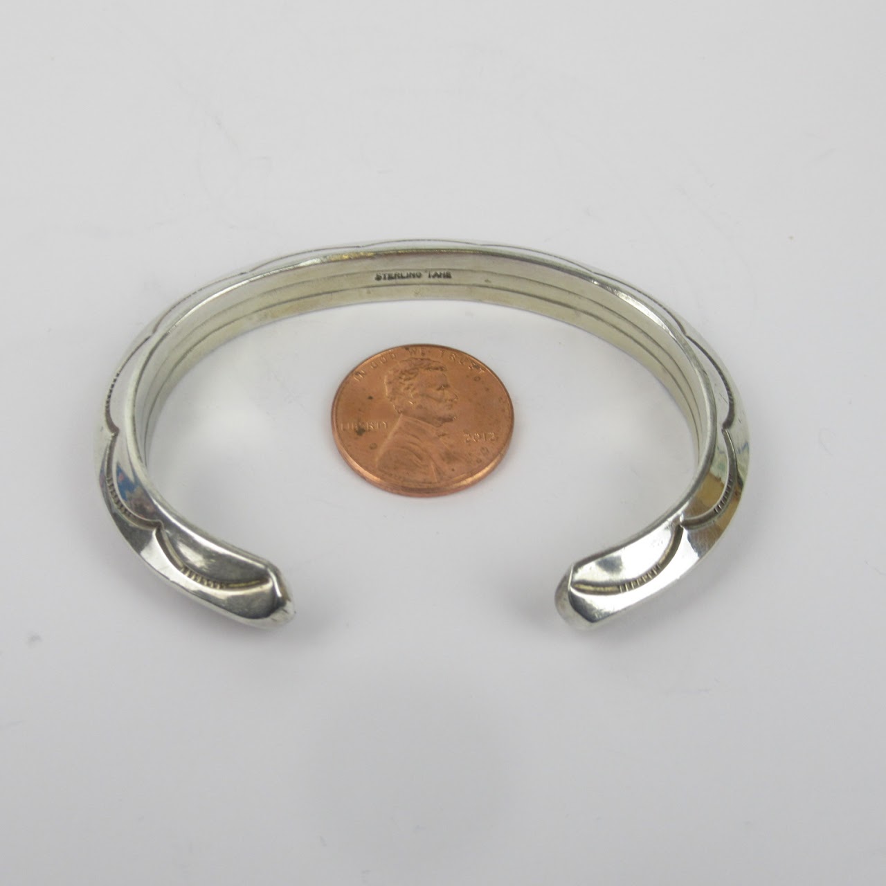 Sterling Silver Navajo Engraved Cuff