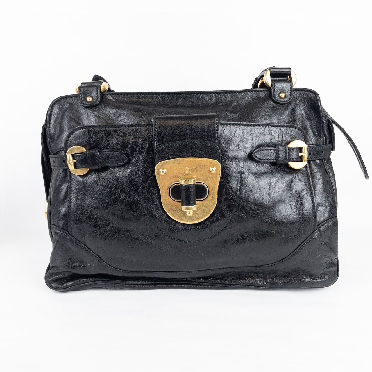 Alexander McQueen Leather Shoulder Bag