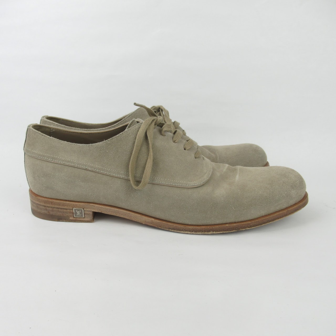 Louis Vuitton Suede Derby Shoes