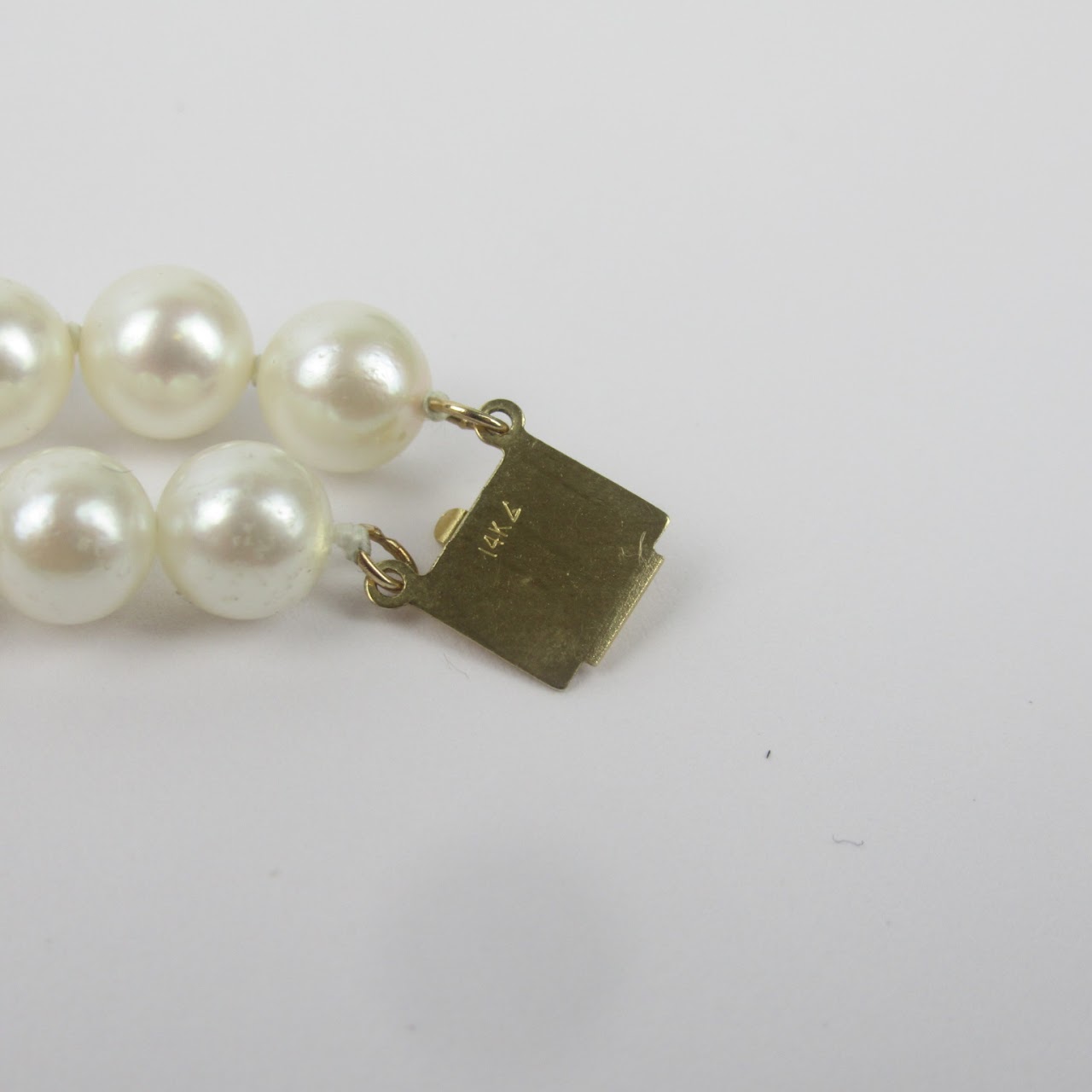 14K Gold & Pearl Bracelet