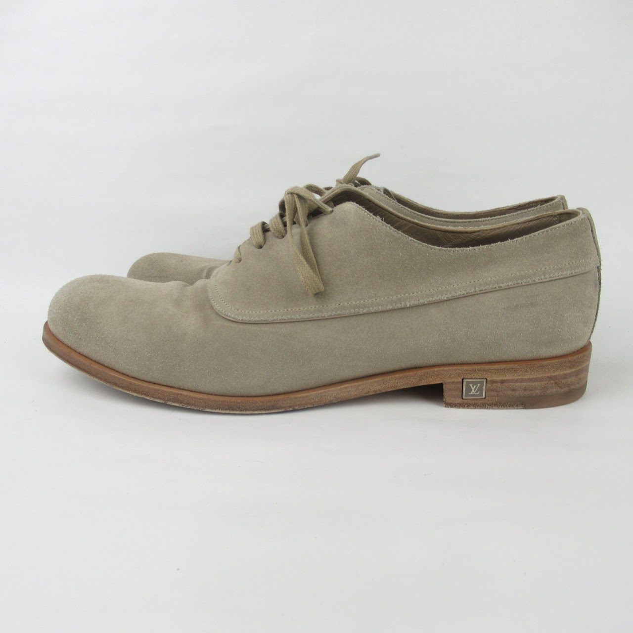 Louis Vuitton Suede Derby Shoes