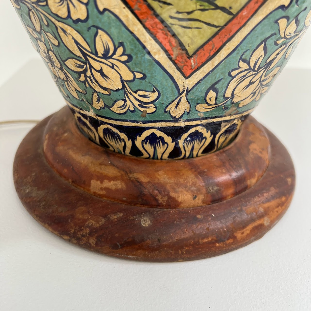 Hand-Painted Vellum Lamp