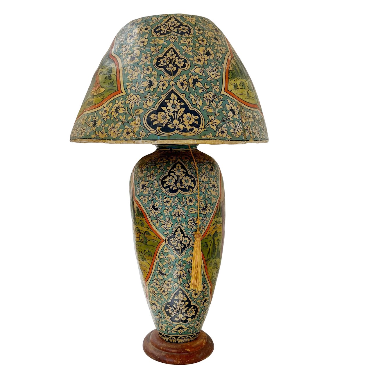 Hand-Painted Vellum Lamp