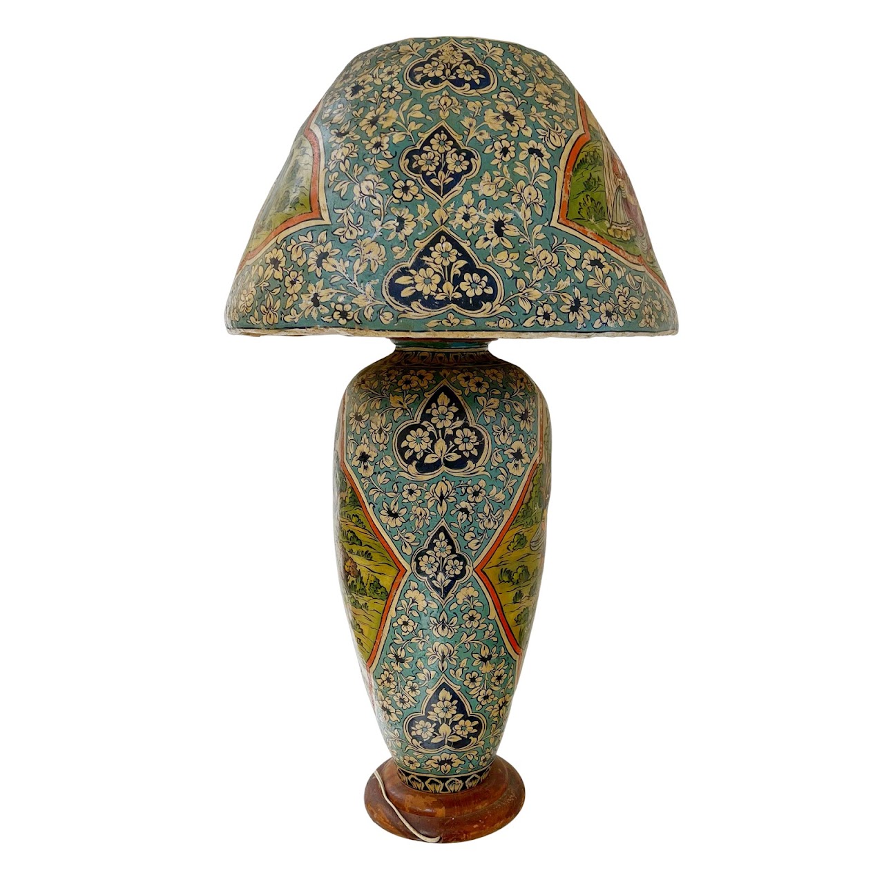 Hand-Painted Vellum Lamp