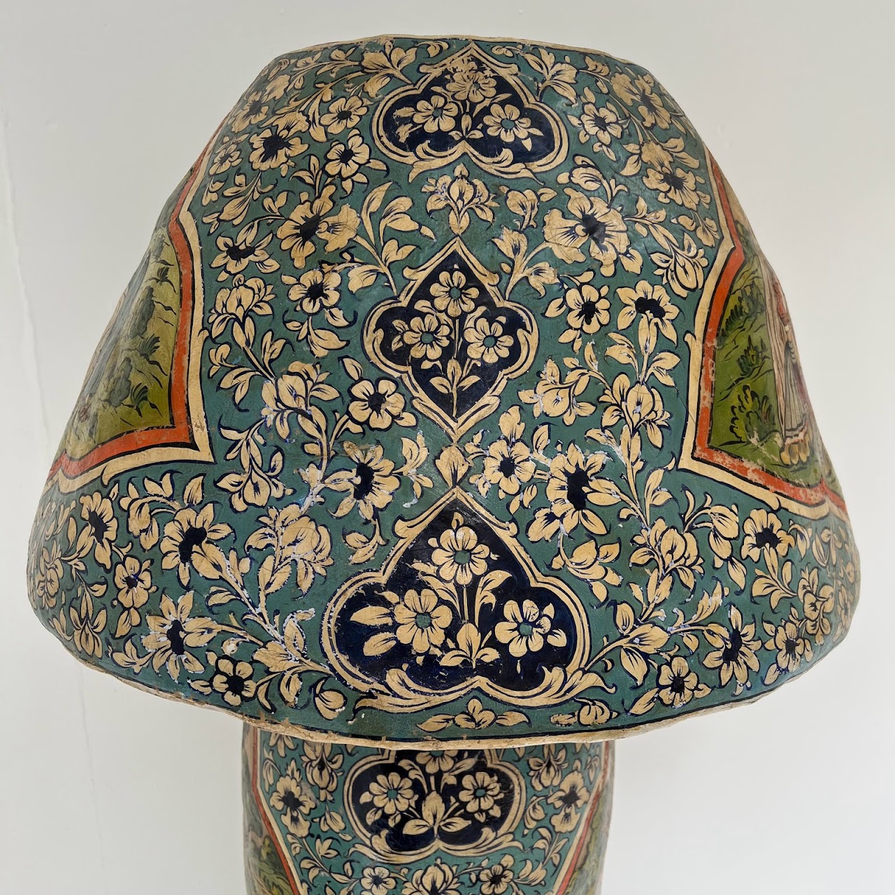 Hand-Painted Vellum Lamp