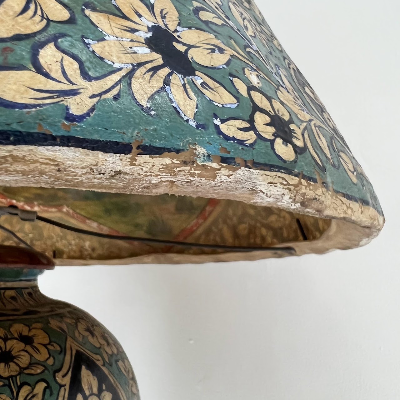 Hand-Painted Vellum Lamp