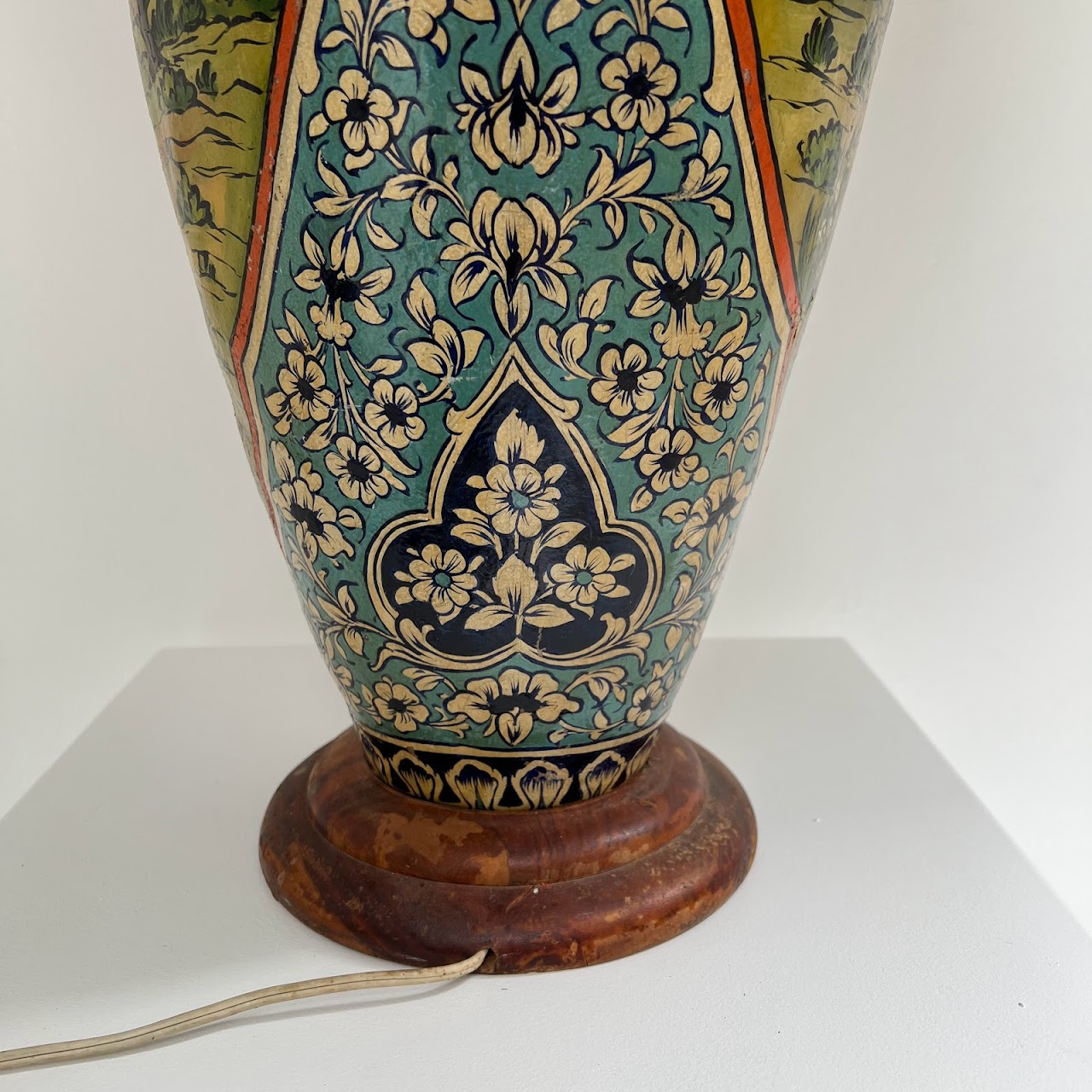 Hand-Painted Vellum Lamp