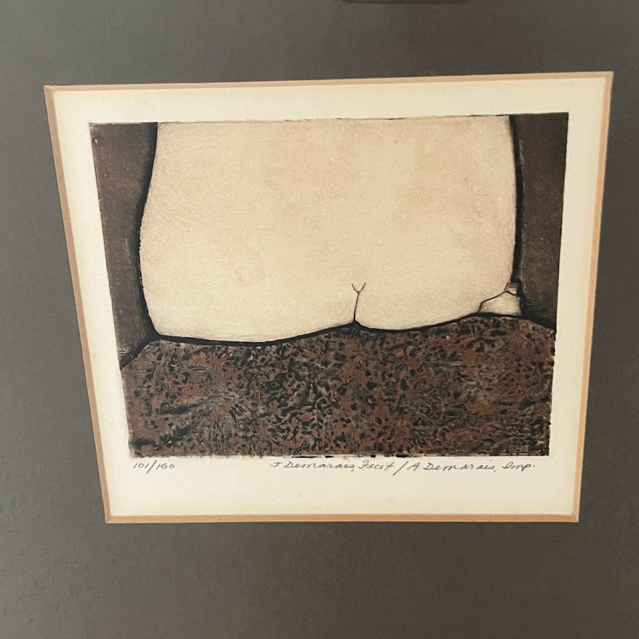 Joseph Demarais Signed Etching