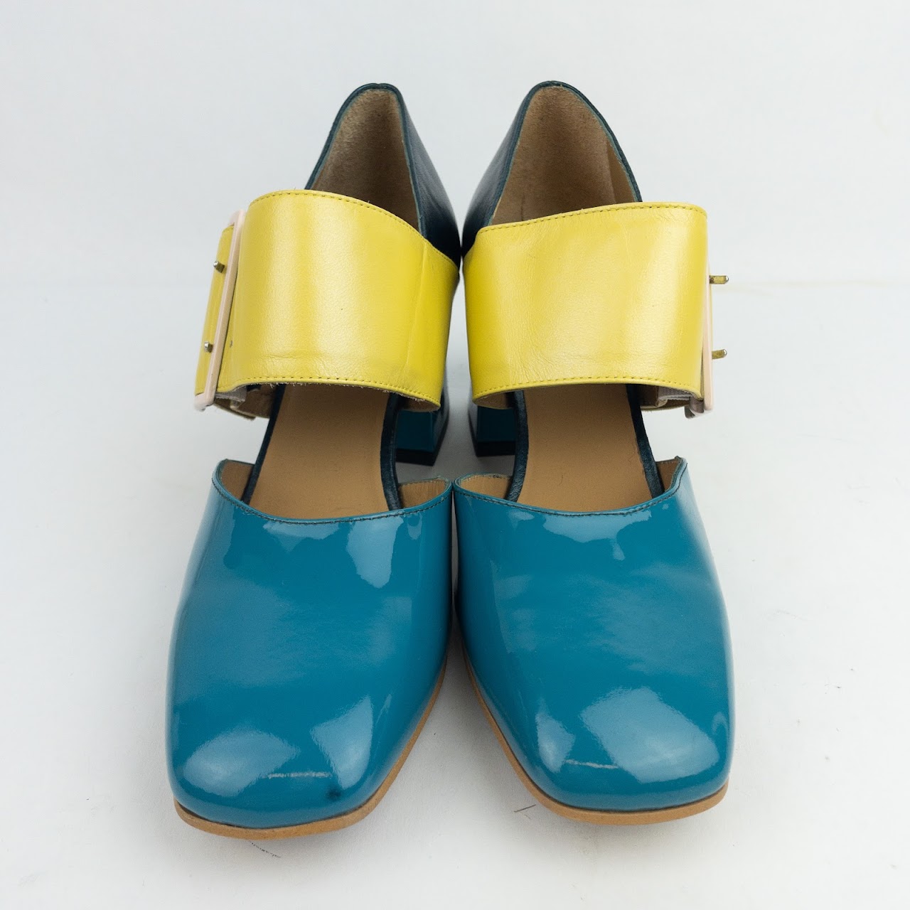 John Fluevog Square Toe Mary Janes