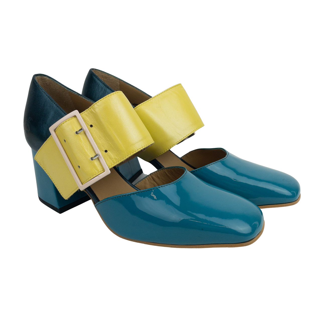 John Fluevog Square Toe Mary Janes