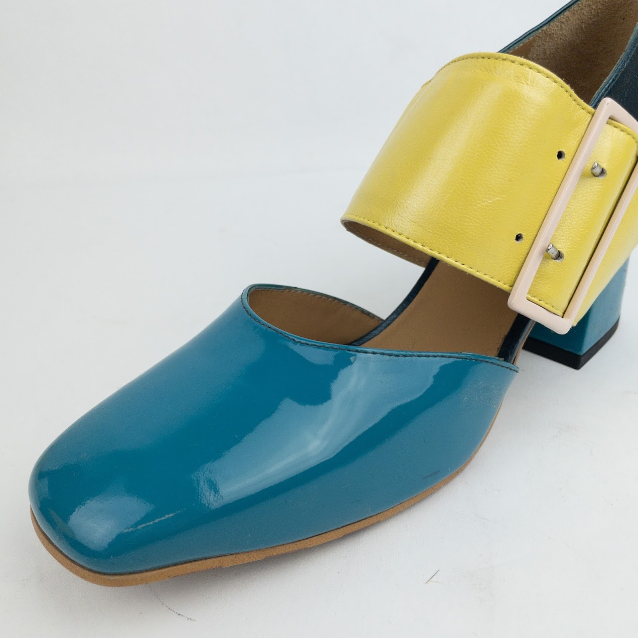 John Fluevog Square Toe Mary Janes