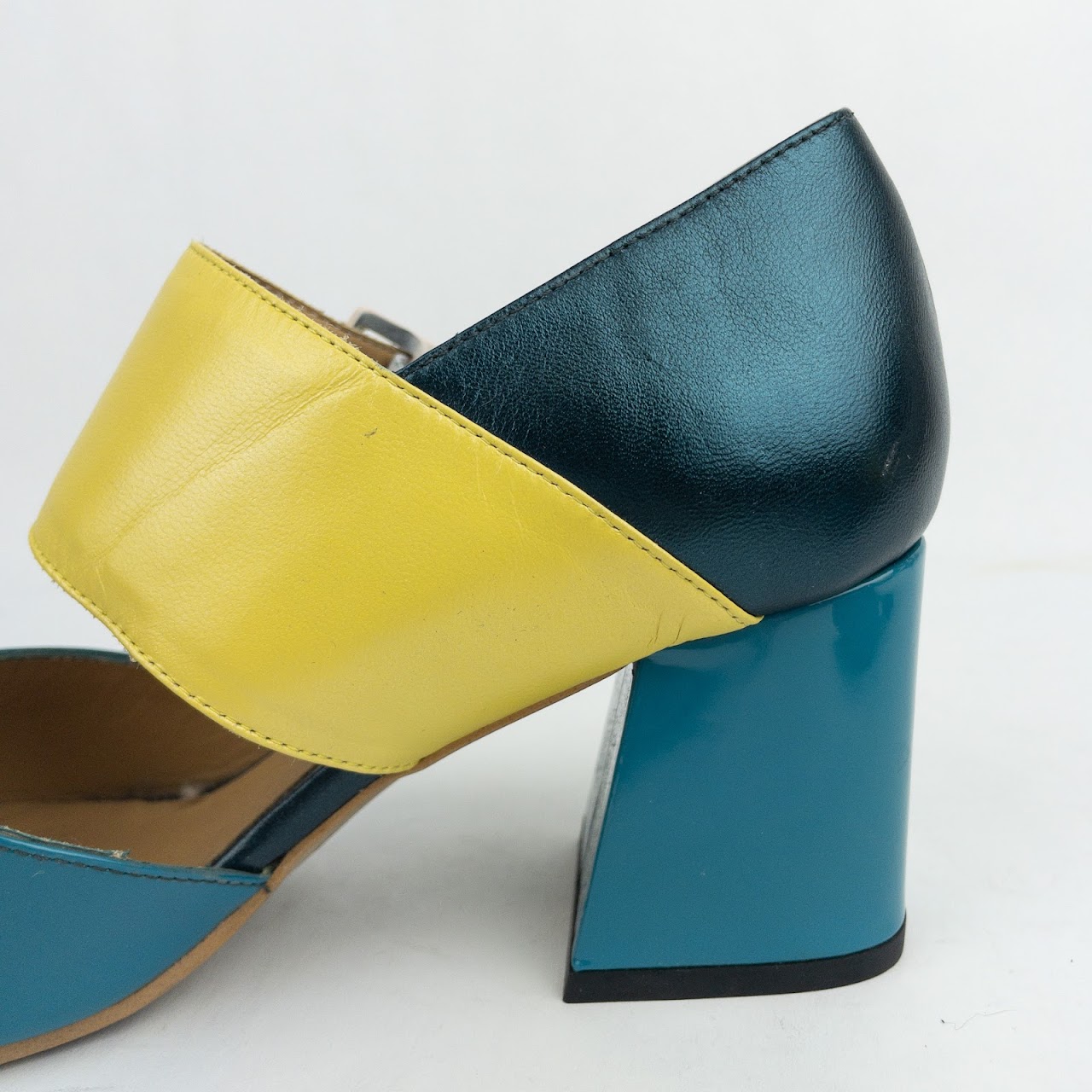 John Fluevog Square Toe Mary Janes