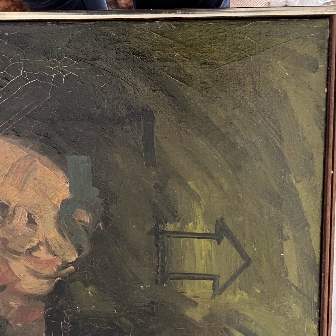 Hilton Brown Signed Oil Painting, 1960