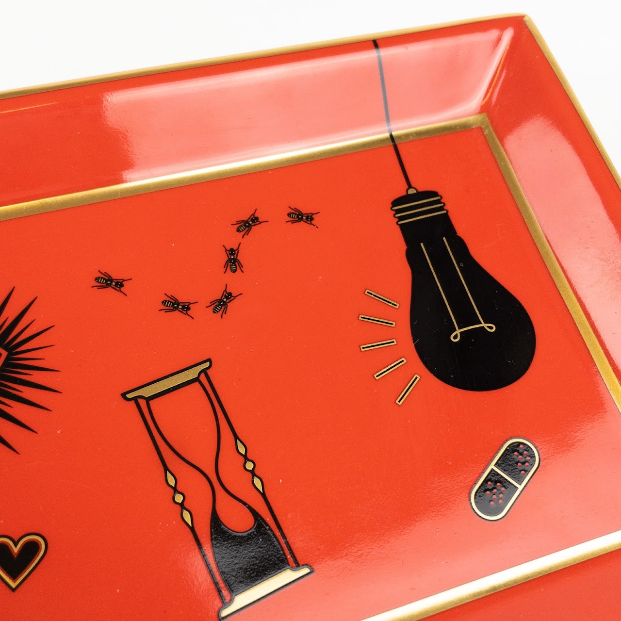 Jonathan Adler Red Accent Tray