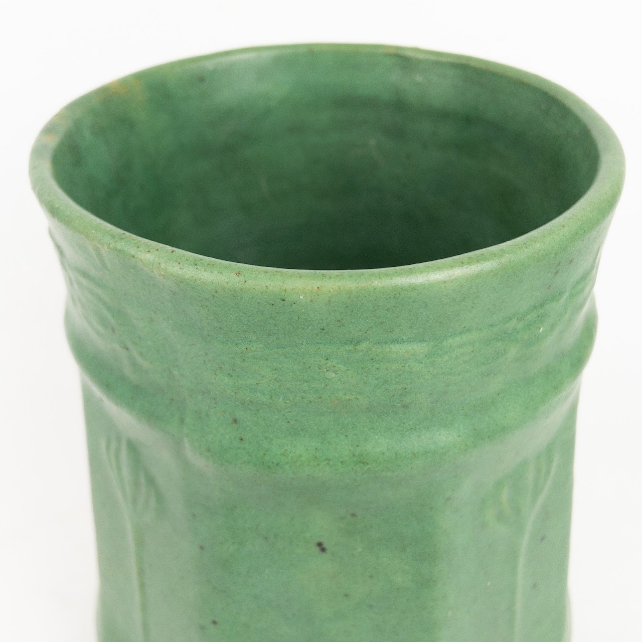 Green Stoneware Vase