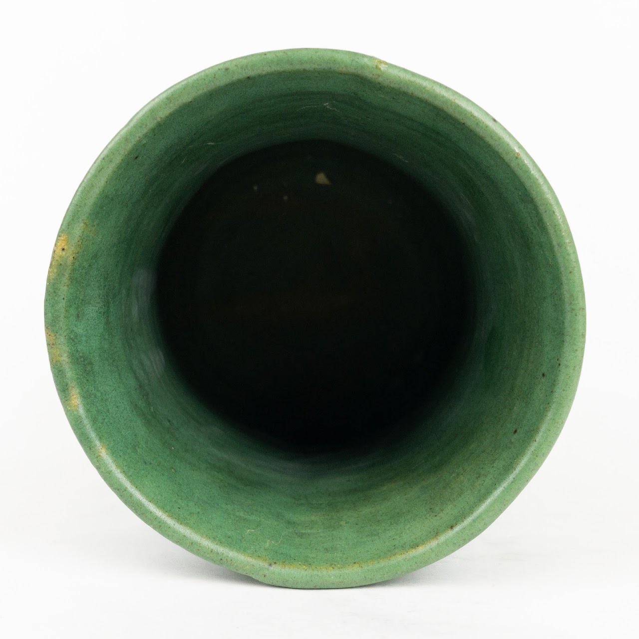 Green Stoneware Vase