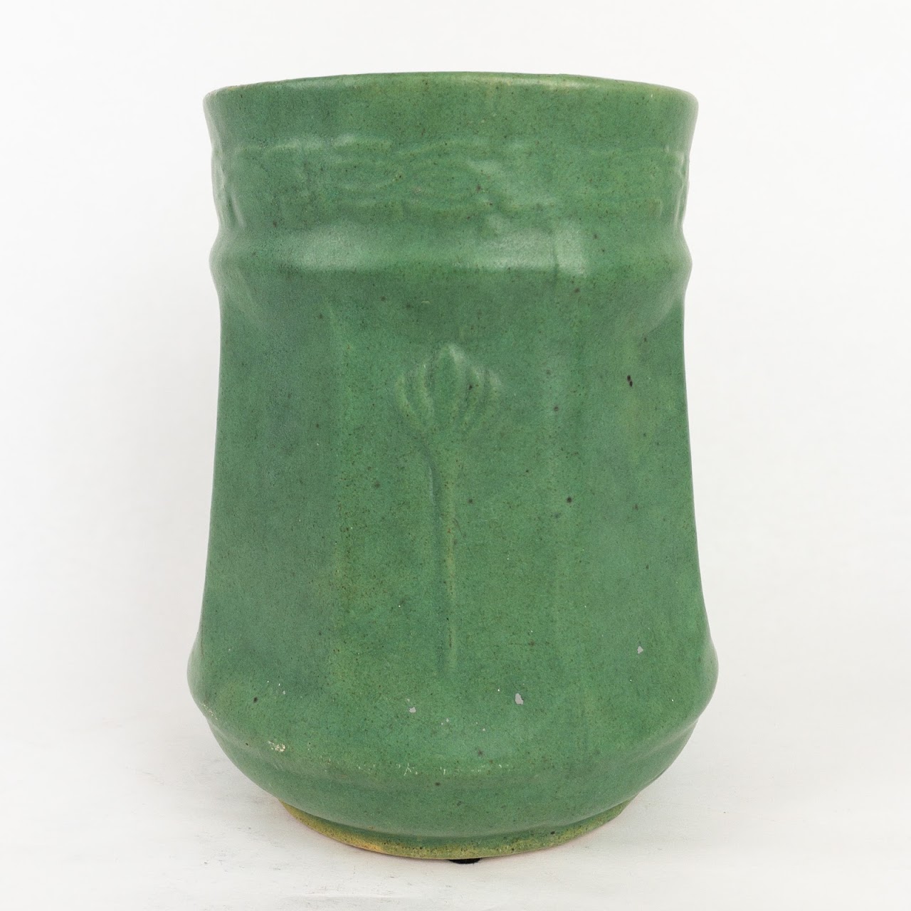 Green Stoneware Vase