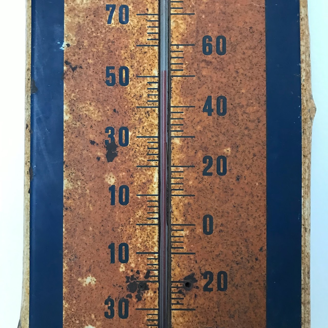 Ex-Lax Enameled Steel Advertising Thermometer