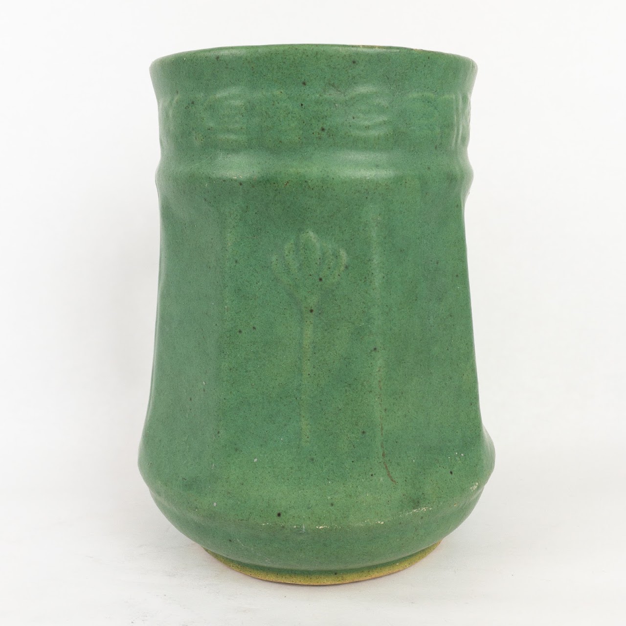 Green Stoneware Vase