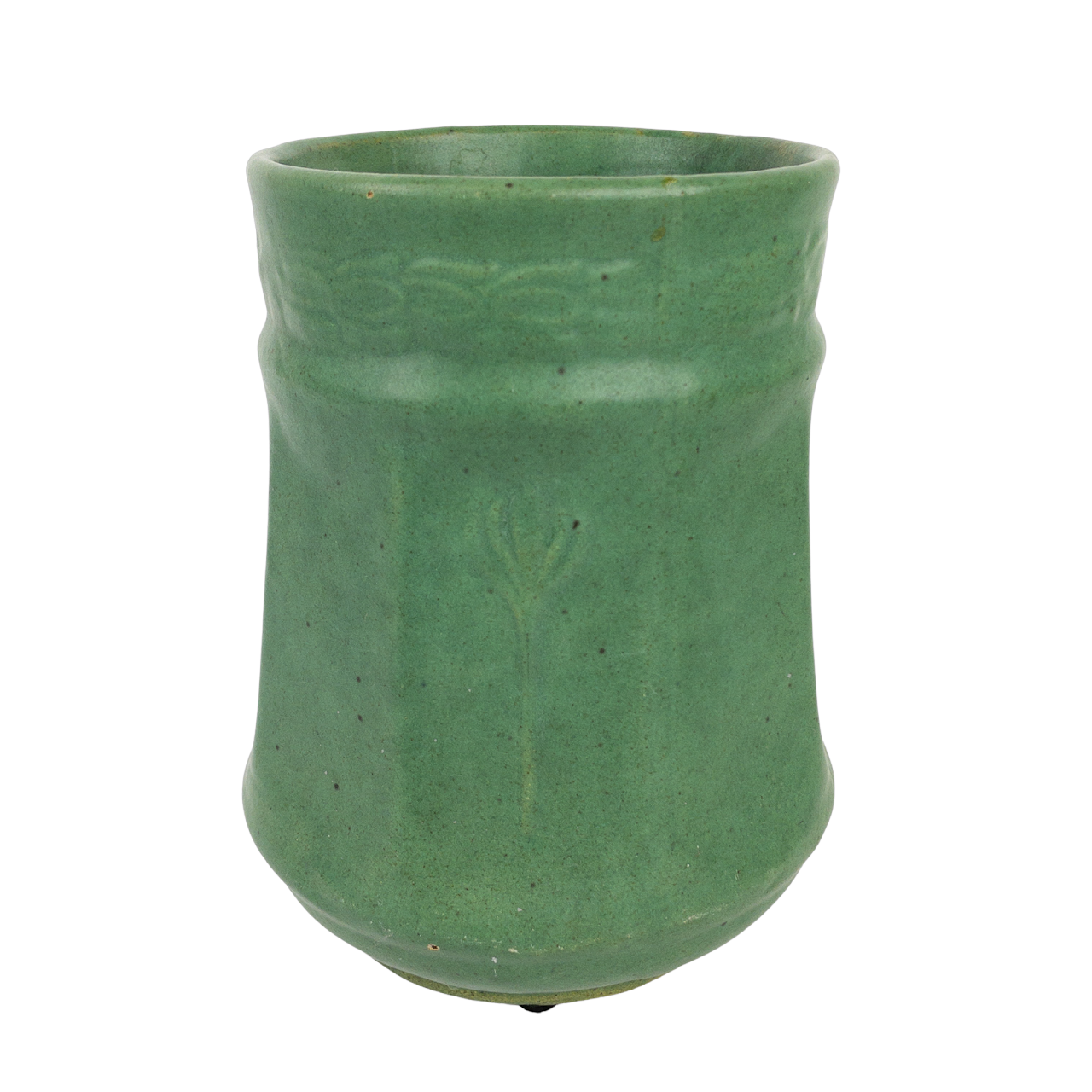 Green Stoneware Vase