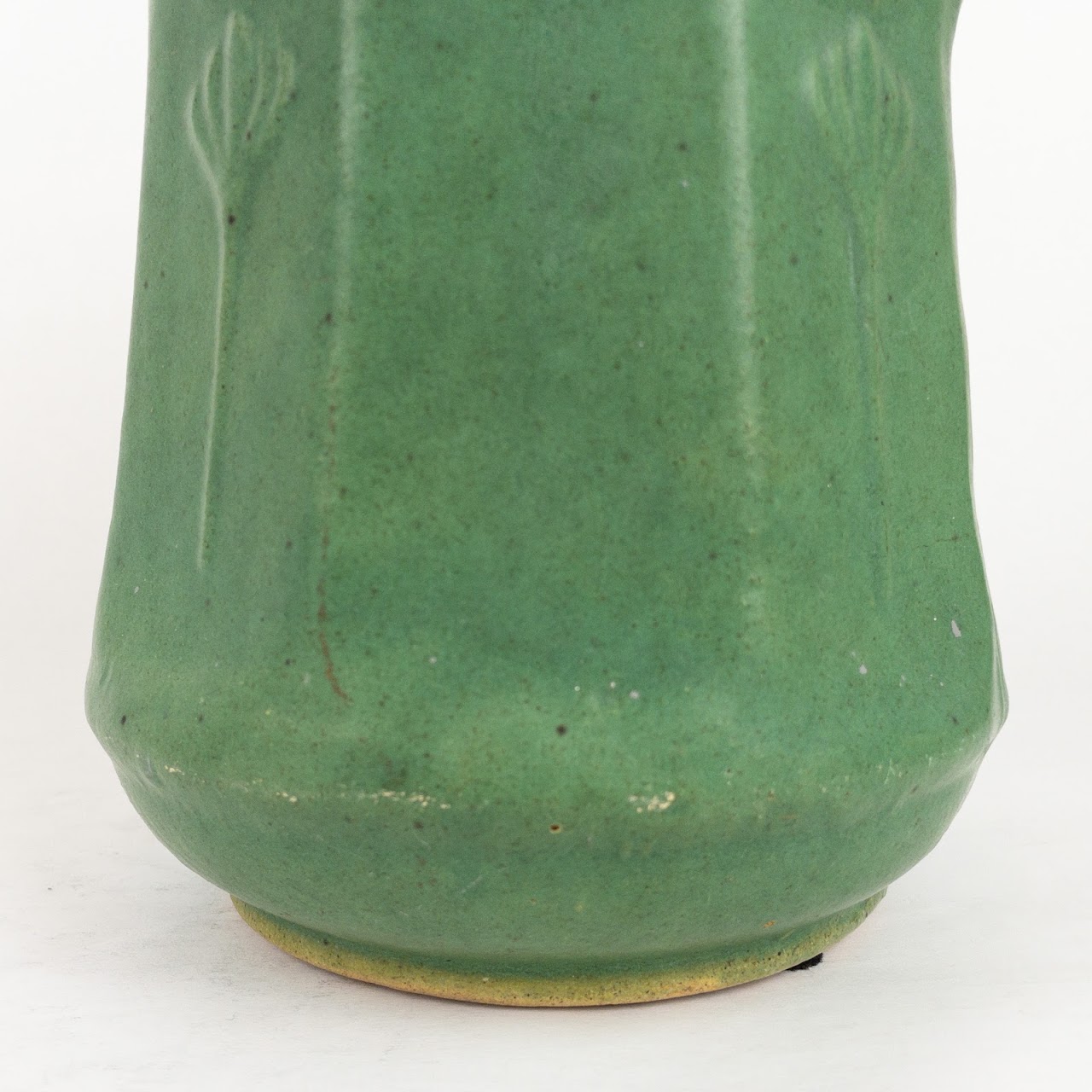 Green Stoneware Vase