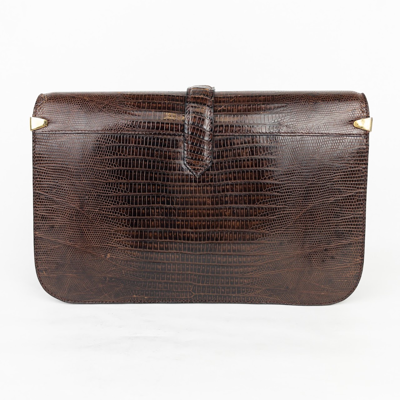 Vintage Lizard Leather Clutch