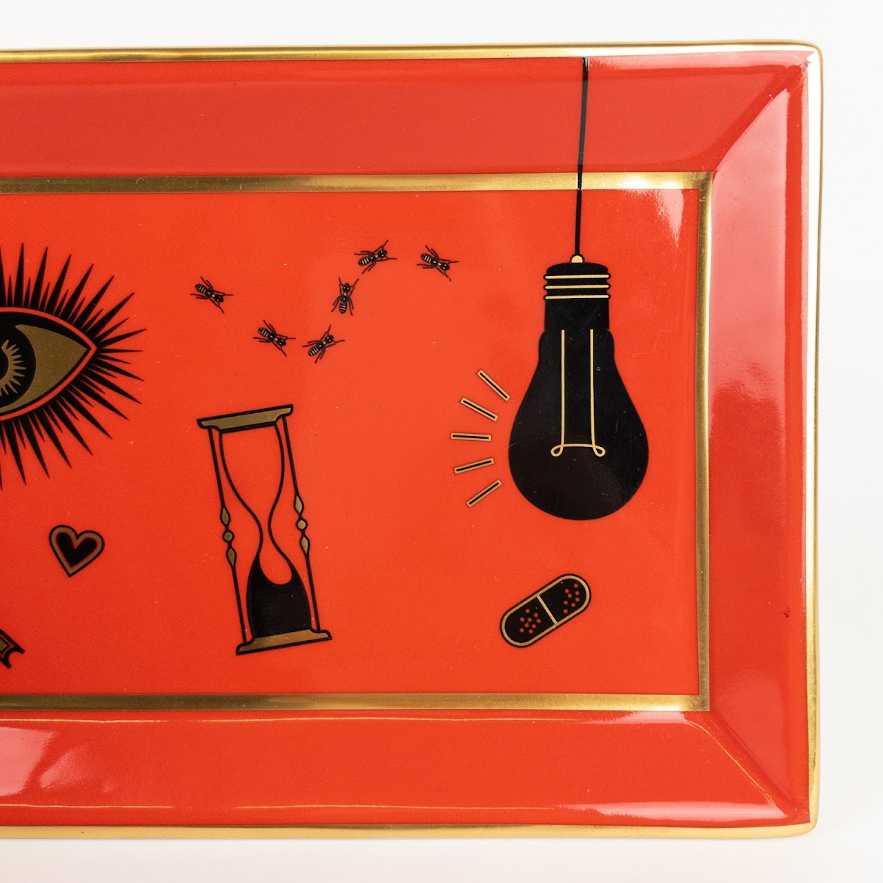 Jonathan Adler Red Accent Tray