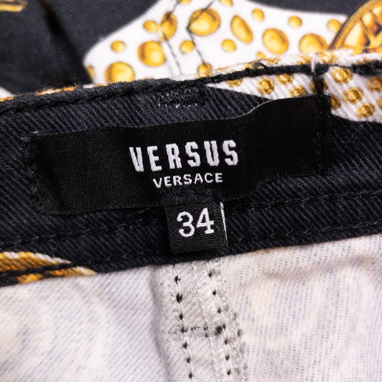 Versace Versus Status Print  Jeans
